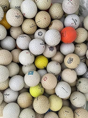 Golf Ball Monkey Cheap Assorted Recycled Hit Away Golf Balls Bulk - Hit Away Golf Balls - Assorted Color Golf Balls - includes - Golf Balls, 15 Golf Ball tees and Mesh Carrying Bag