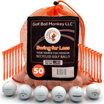Golf Ball Monkey Cheap Recycled Golf balls for Callaway Golf Balls Mix 50 3A/Good  Callaway Supersoft, Superhot, Warbirds, Diablo, Chromesoft & Hex Tour Soft w/ 15 Tees and Mesh Bag