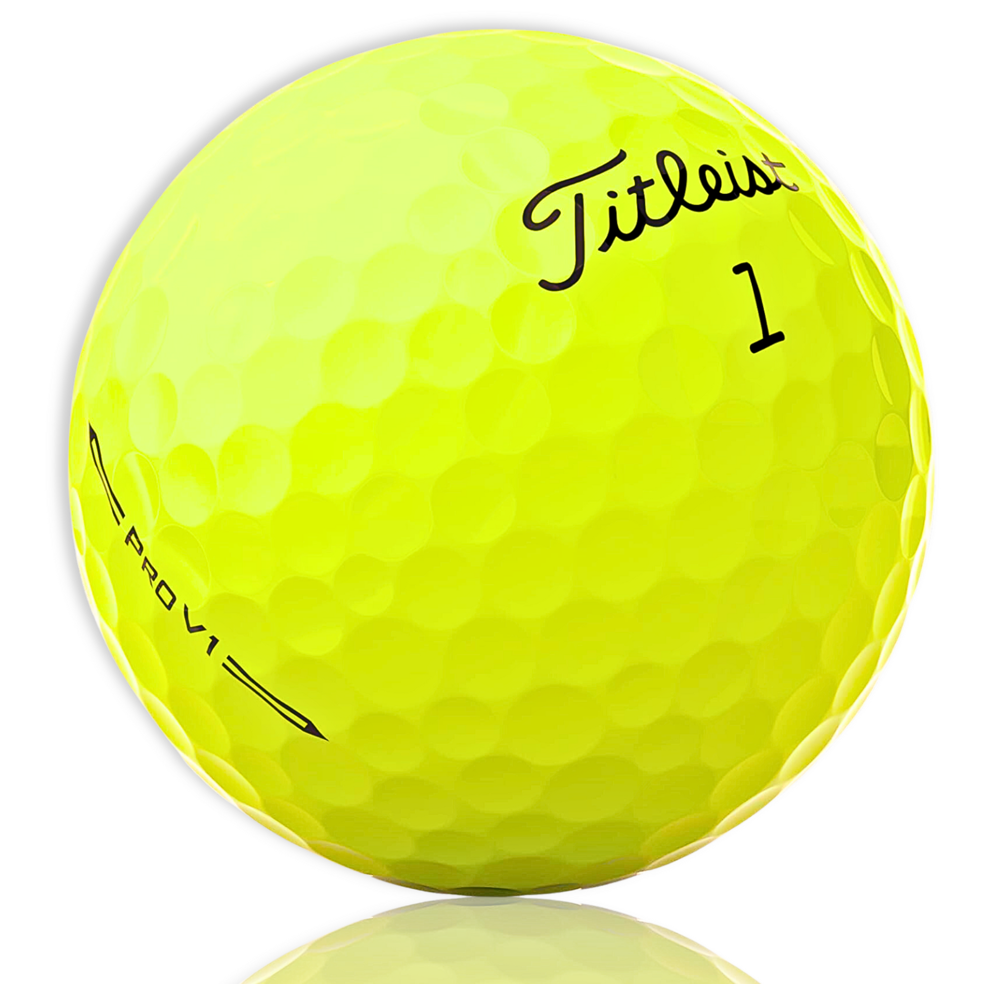 Titleist Pro V1 Yellow 2023, Premium, Used, Golf Balls, Recycled Golf Balls